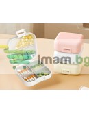 Кутия с 7 отделения органайзер за лекарства и таблетки